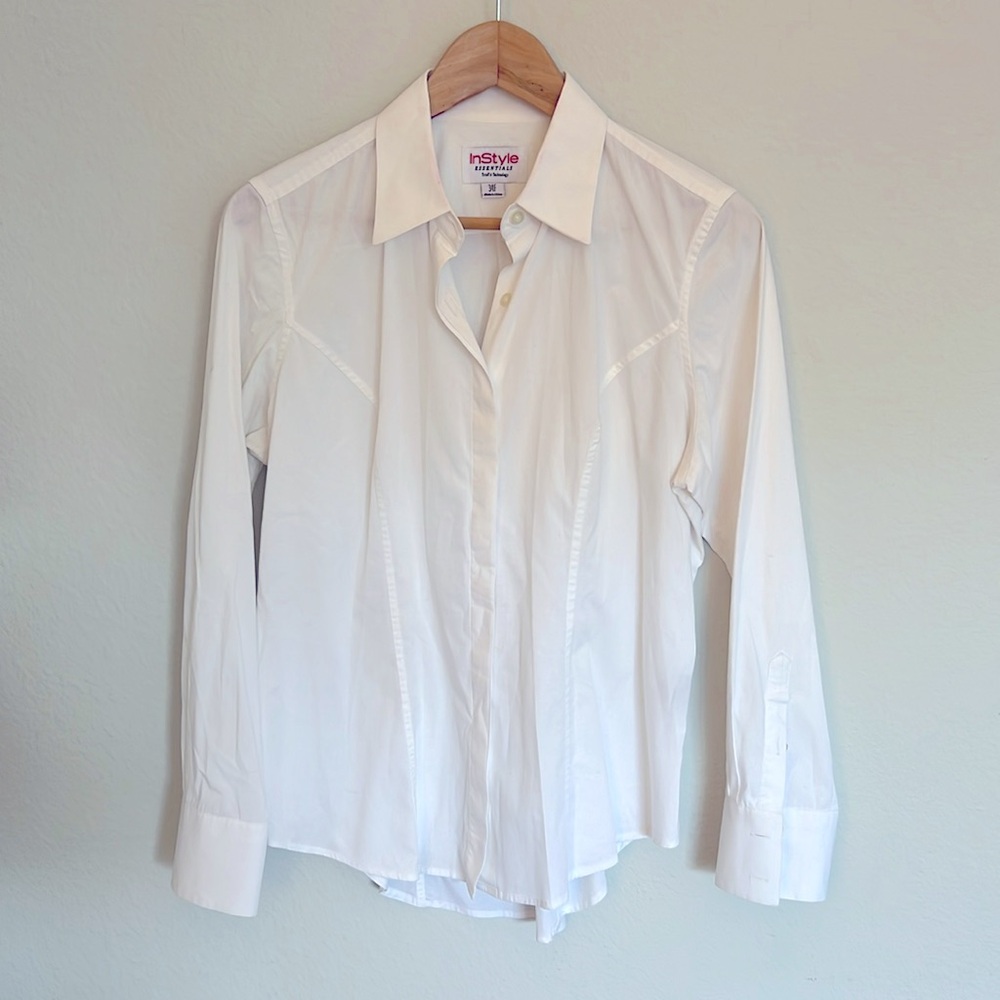 Classic White Button Down Shirt